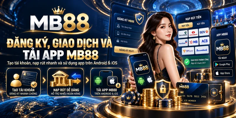 Đăng Ký, Giao Dịch Và Tải App MB88